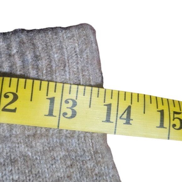 Greylin Women’s Taupe Knit Midi Skirt S – Quiet Luxury Soft Neutral Minimalist - Picture 9 of 11